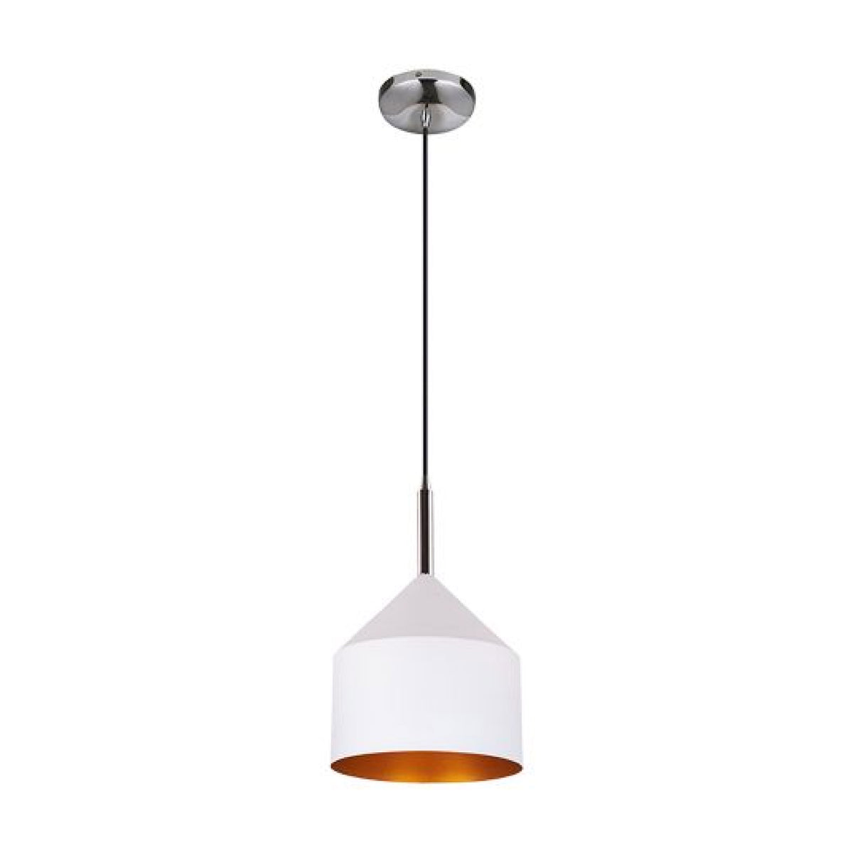 Lámpara colgante E27 8.5W Blanco Tecnolite