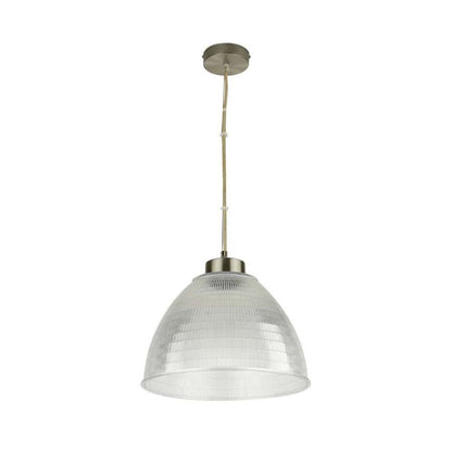 Lámpara colgante E27 15W Policarbonato Rayado Lucca Tecnolite