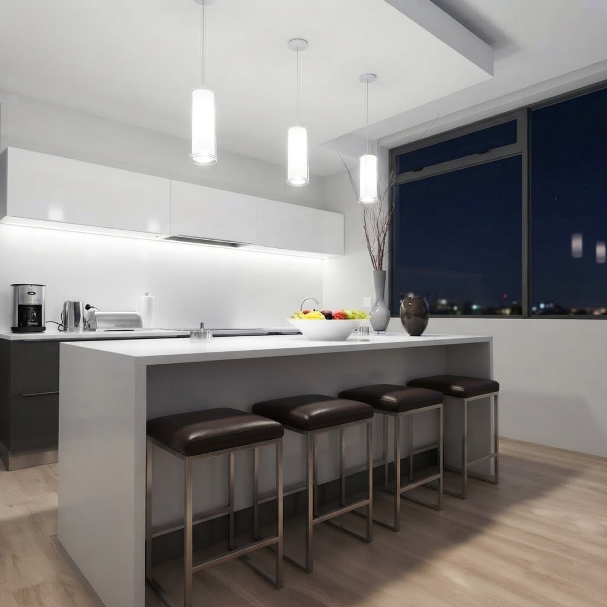 Lámpara colgante E27 15W Cristal Opalino Lerida Tecnolite