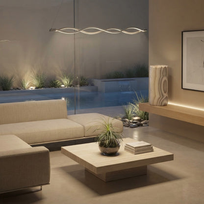 Lámpara colgante LED 22W Aluminio Luz cálida Tecnolite