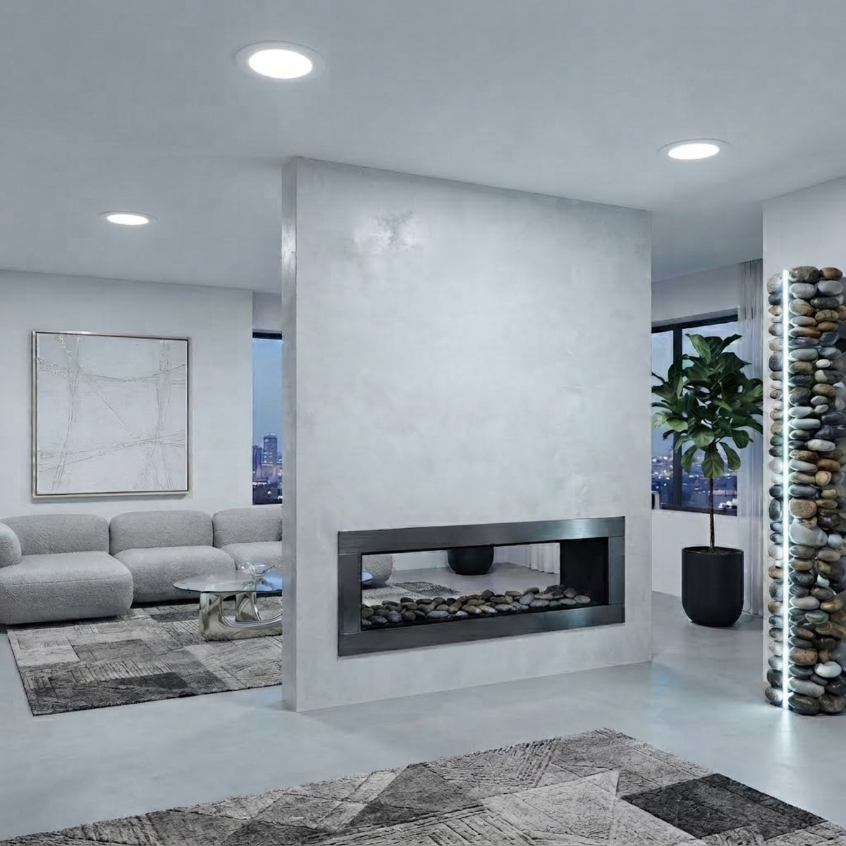 Lámpara de Techo LED Bucaramanga IX Empotrable Luz Fría 24W Blanco Tecnolite