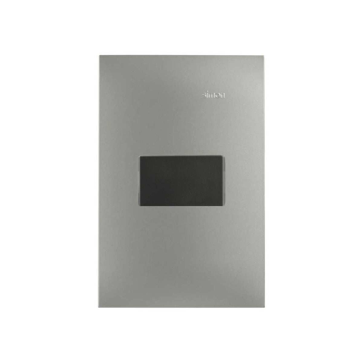 Placa Aluminio Mate con 1 Apagador Grafito Simon 25