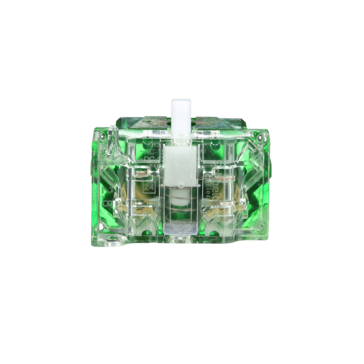 Bloque Contacto Botón de Control-9.001-K Ø 30-1 Na Terminales Protegidos Schneider Electric 9001KA2