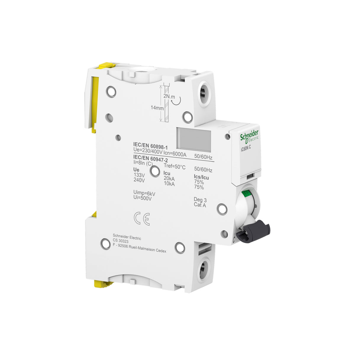 ACTI9 Interruptor Termomagnetico IC60N 1x25 A Curva C Schneider Electric A9F74125