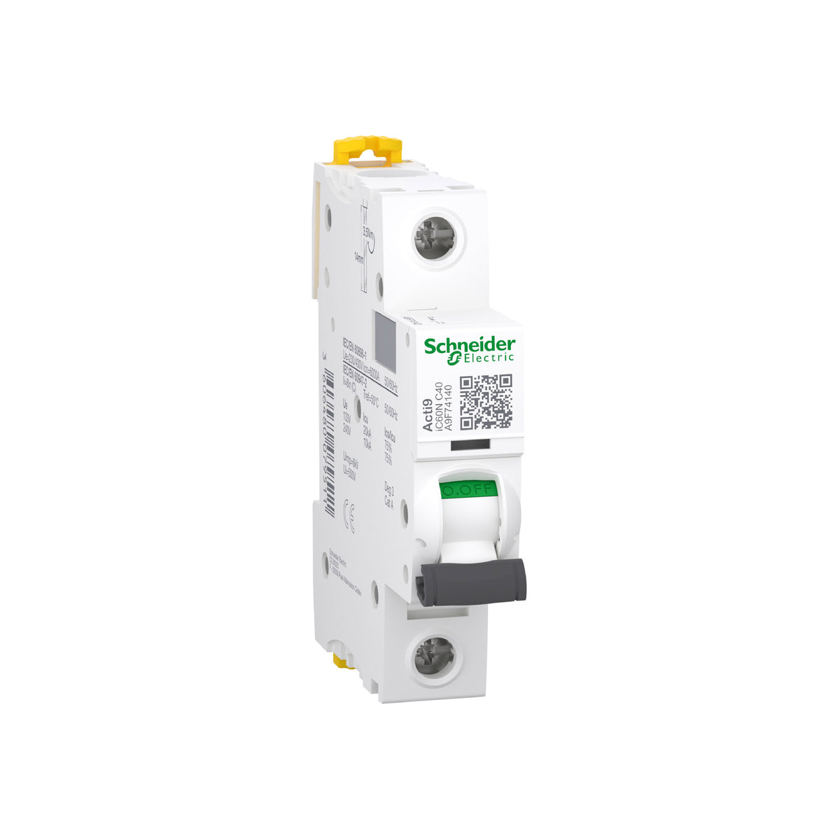 ACTI9 Interruptor Termomagnetico IC60N 1x40 A Curva C Schneider Electric A9F74140