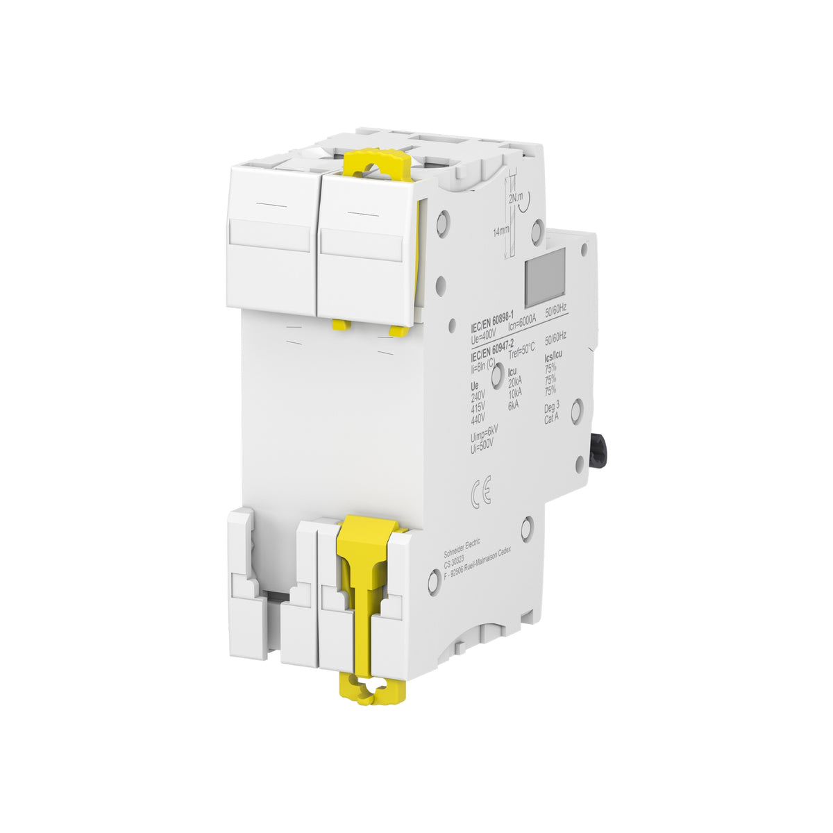 ACTI9 Interruptor Termomagnetico IC60N 2x6 A Curva C Schneider Electric A9F74206