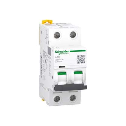 ACTI9 Interruptor Termomagnetico IC60N 2x40 A Curva C Schneider Electric A9F74240
