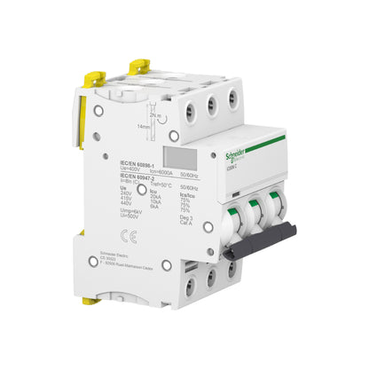 ACTI9 Interruptor Termomagnetico IC60N 3x40 A Curva C Schneider Electric A9F74340