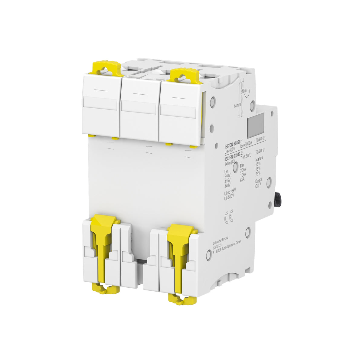 ACTI9 Interruptor Termomagnetico IC60N 3x50 A Curva C Schneider Electric A9F74350