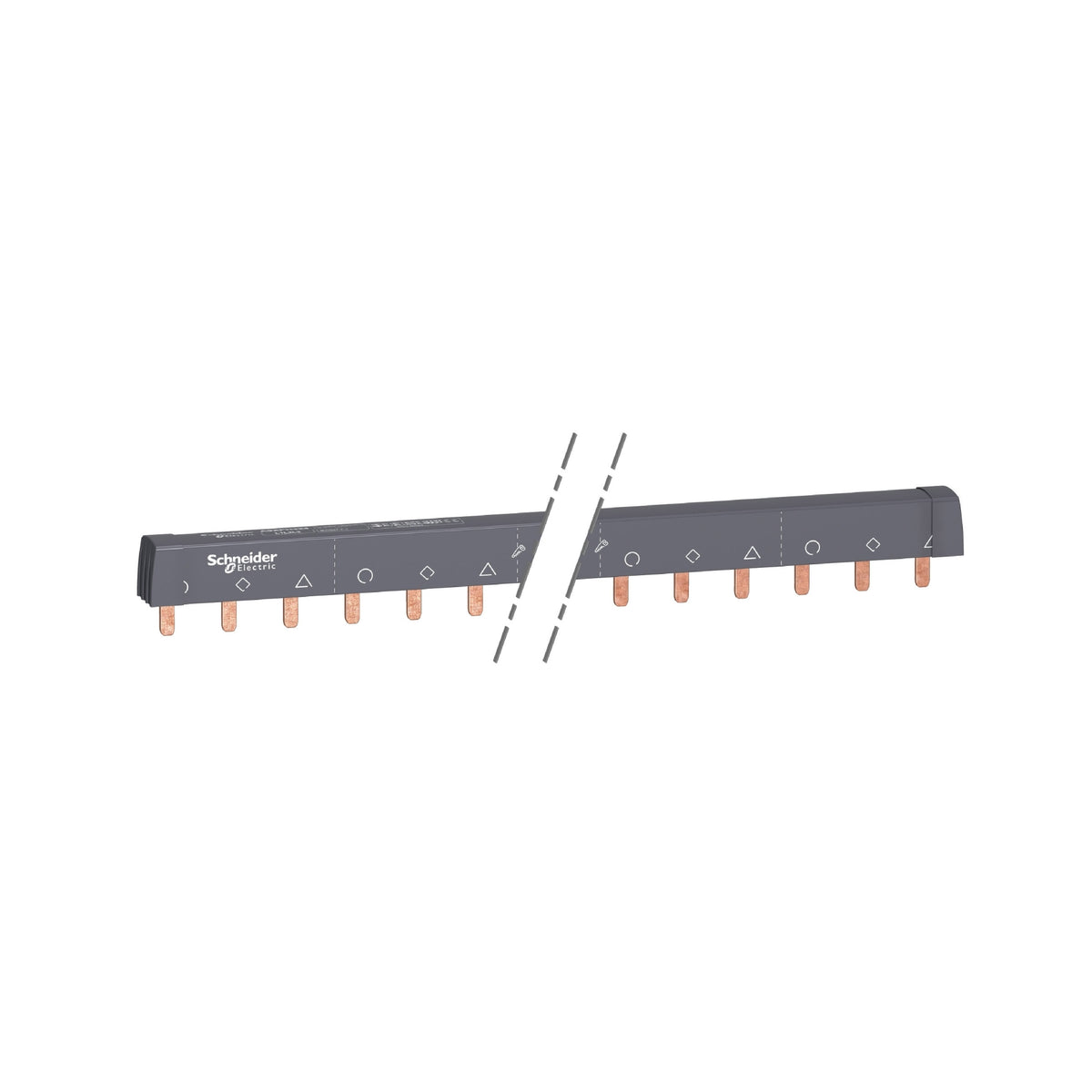Acti 9-Peines de Conexión-Posibilidad de Cortar-3 P 24 Módulos 100A Schneider Electric A9XPH324