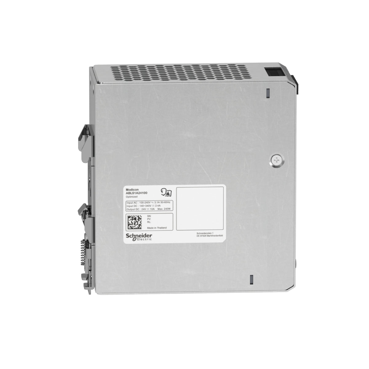 Fuente de Alimentación Conmutada, Fuente de Alimentación Regulada, 100-240 V CA, 24 V 10 A, Monofásica, Optimizada Schneider Electric ABLS1A24100