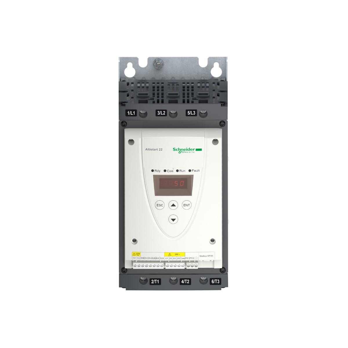 Arrancador Suave Altistart, Arrancador Suave-ATS22-Control110v-Power 208v(15hp)/230v(20hp)/460v(40hp)/575v(50hp) Schneider Electric ATS22D62S6U