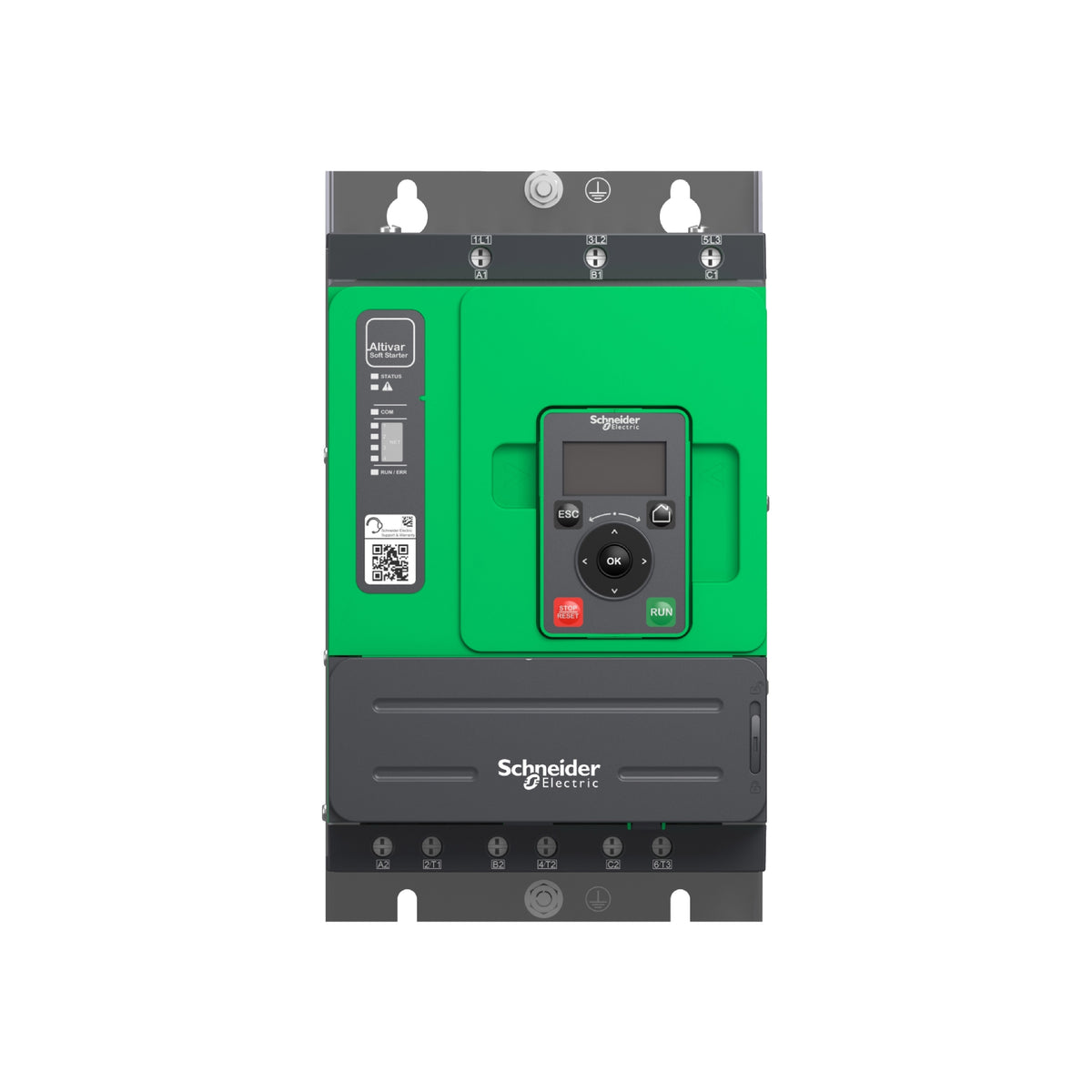 Arrancador Suave Altistart, Altistart 480,17 A, 208 A 690 V CA, Suministro de Control de 110 A 230 V CA Schneider Electric ATS480D17Y