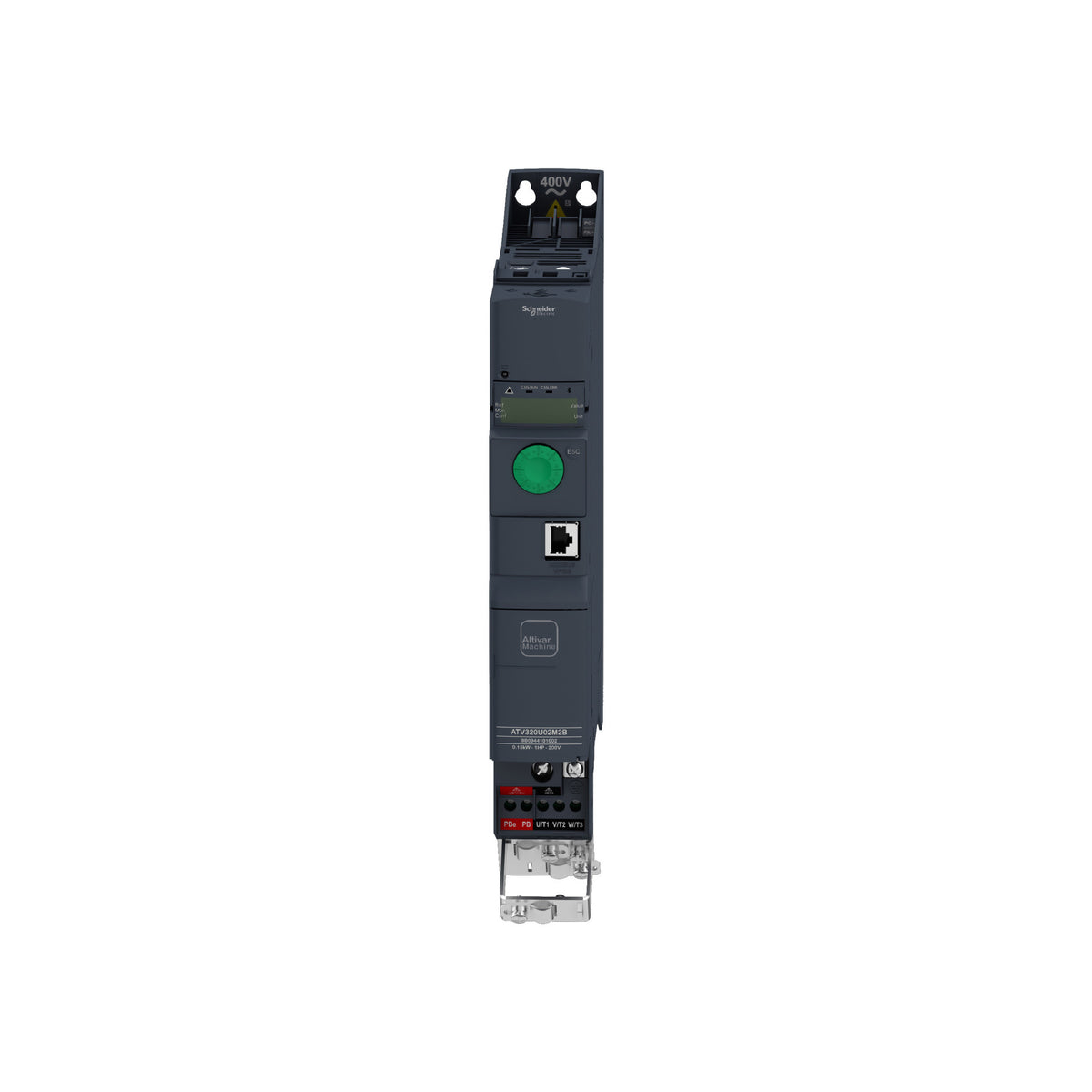 Variador de Velocidad ATV320 Altivar, 0.37 kW, 0.5 HP, 380...500v, 3 Fases Schneider Electric ATV320U04N4B