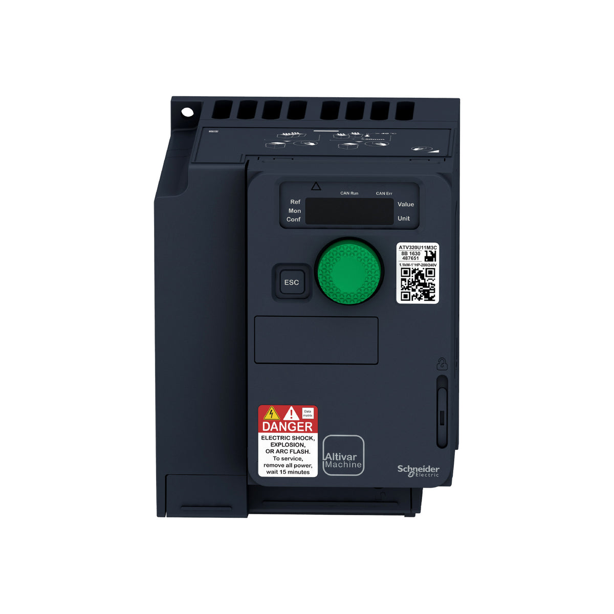 Variador de Velocidad ATV320 Altivar, 2 kW, 3 HP, 200V Schneider Electric ATV320U22M3C