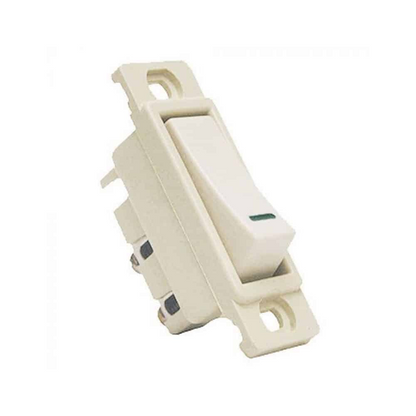 Apagador sencillo Marfil flurorescente 10A 127V Royer