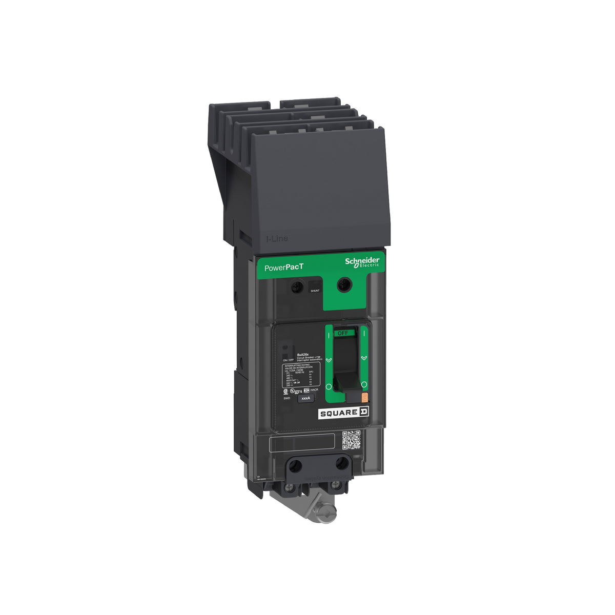 Powerpact-Circuit Breaker-100A 2 P 600Y/347V AC 14 kA At 600Y/347 UL-I-Line Schneider Electric BDA261001