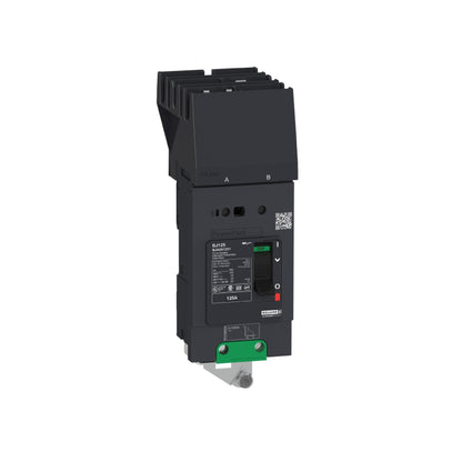 Interruptor, Powerpact B, 125A, 2 Polos, 600Y/347 VCA, 14 kA, I-Line, Termomagnético, 80%, CA Schneider Electric BDA261252