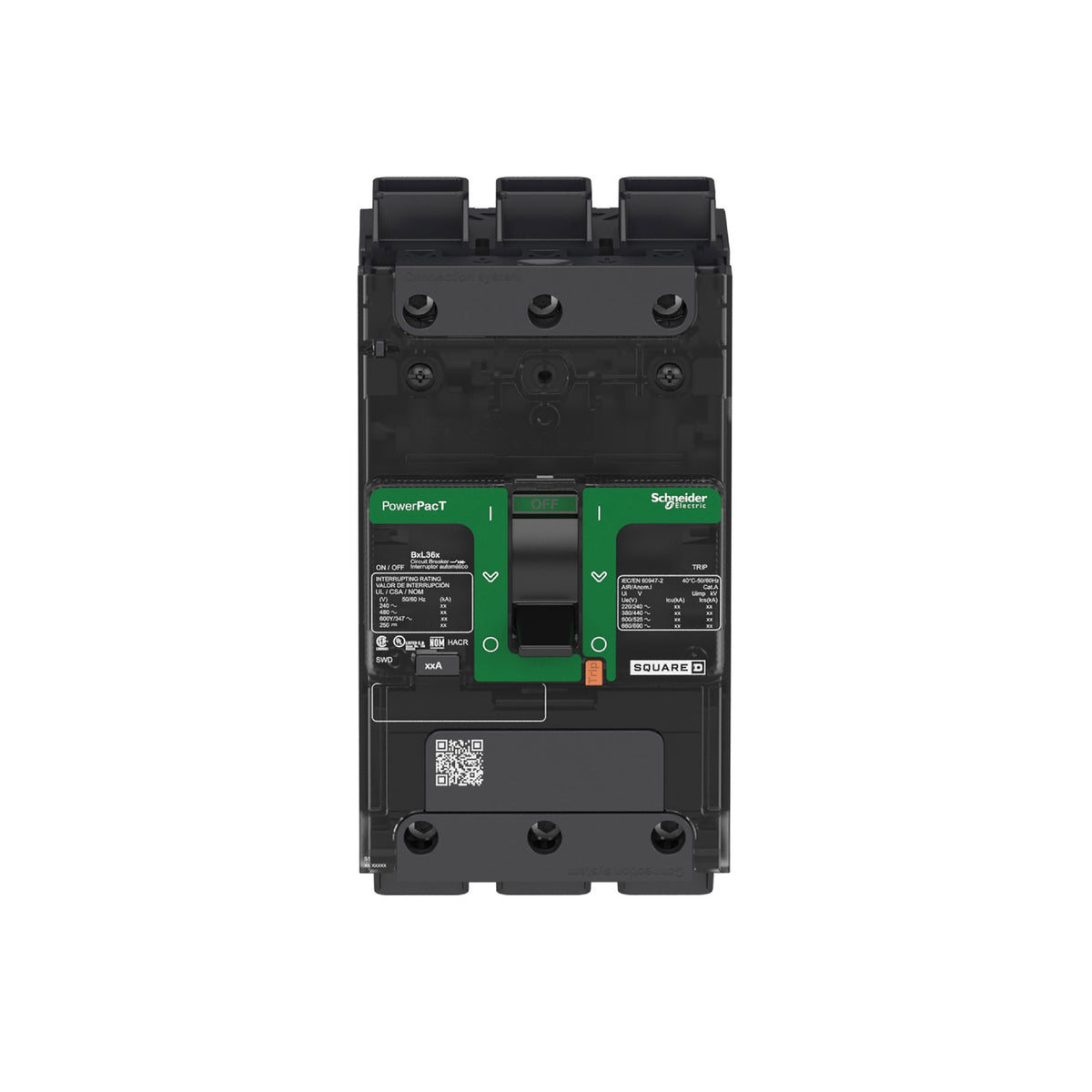 Powerpact Bd, 3p50 A, um Everlink Schneider Electric BDL36050LU