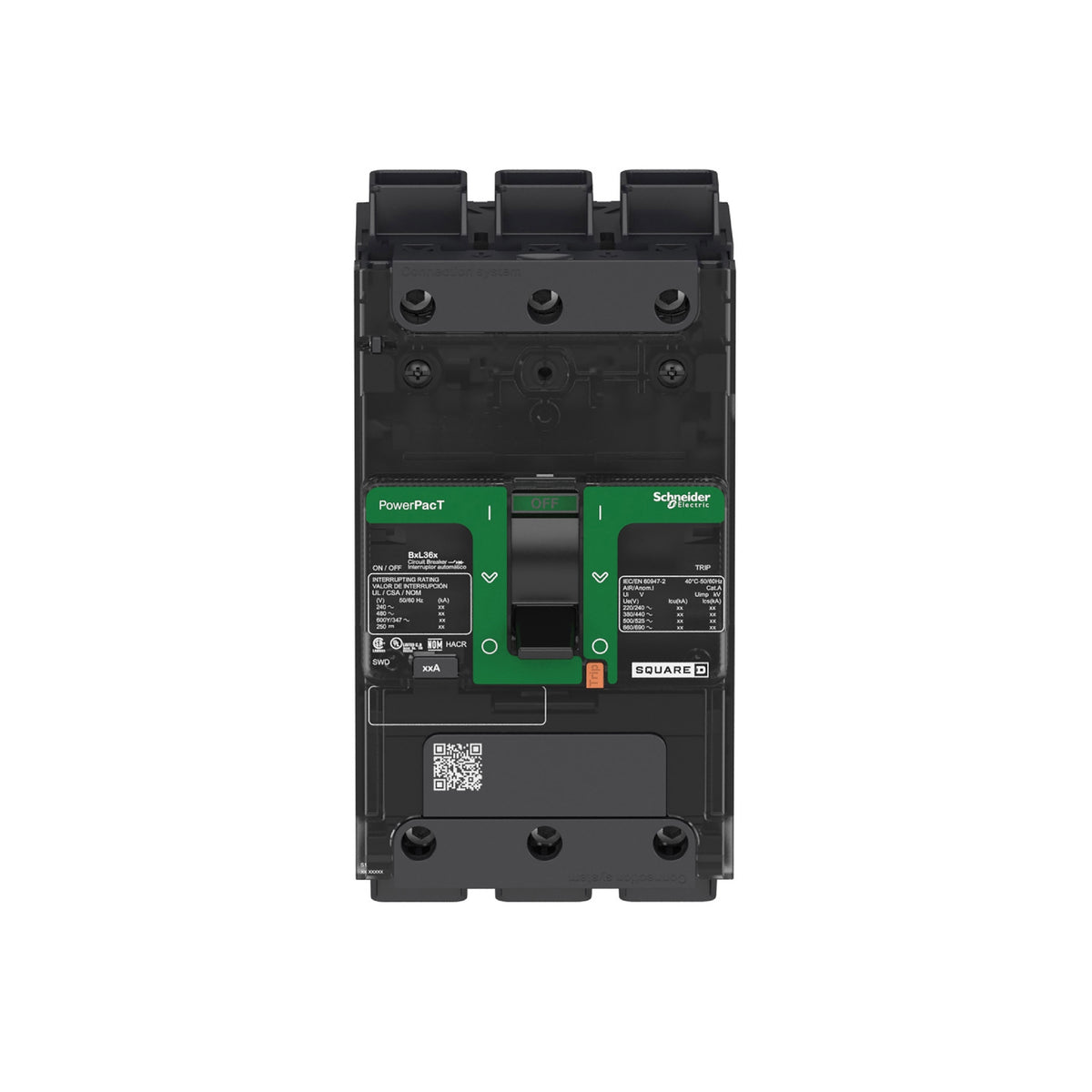 Powerpact Bd, 3p90 A, um Everlink Schneider Electric BDL36090LU