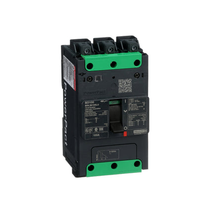 Powerpact Bd, 3p100 A, um Everlin Schneider Electric BDL36100LU