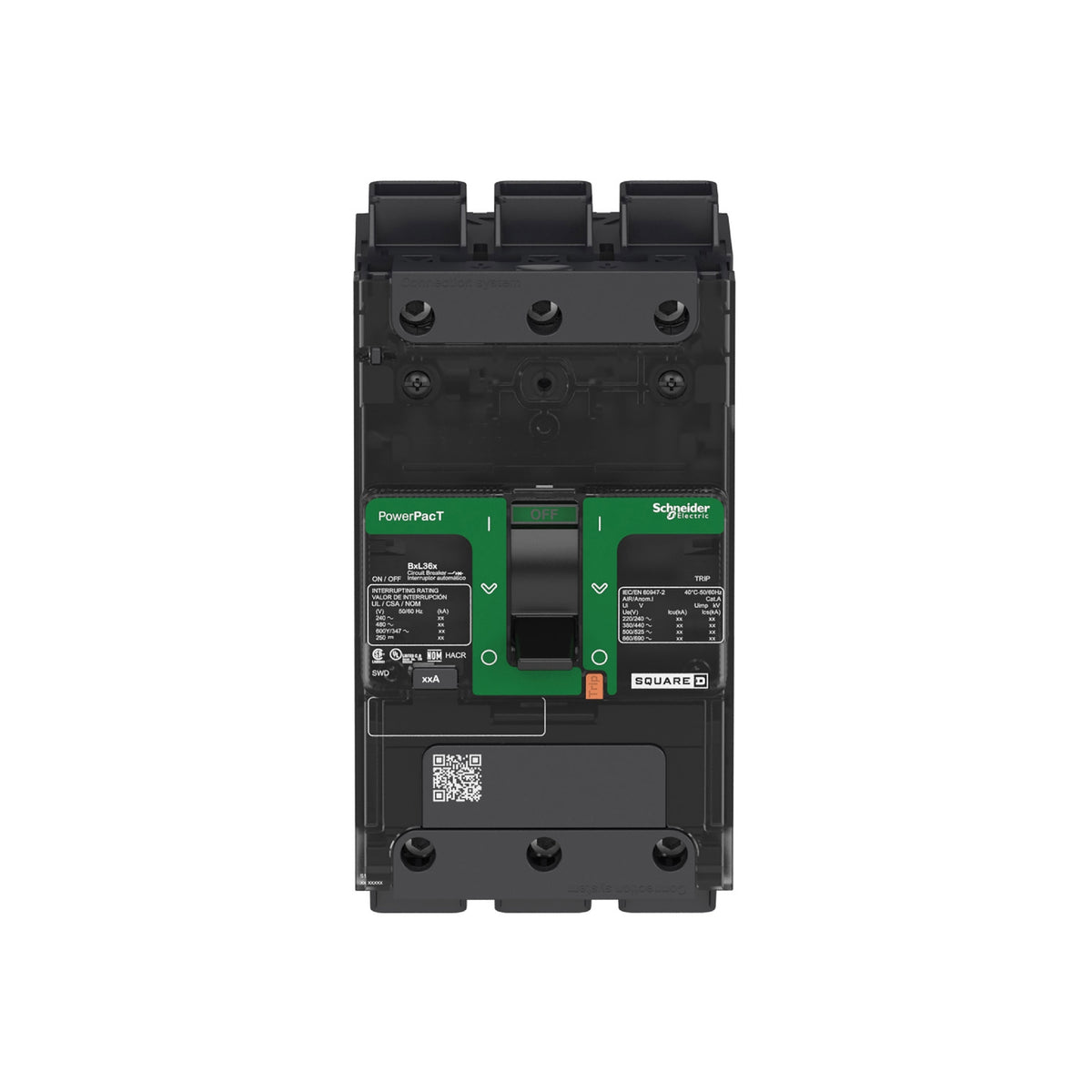 Powerpact Bd, 3p100 A, um Everlin Schneider Electric BDL36100LU