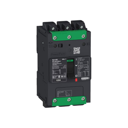 Powerpact Bd, 3p125 A, um Everlin Schneider Electric BDL36125LU
