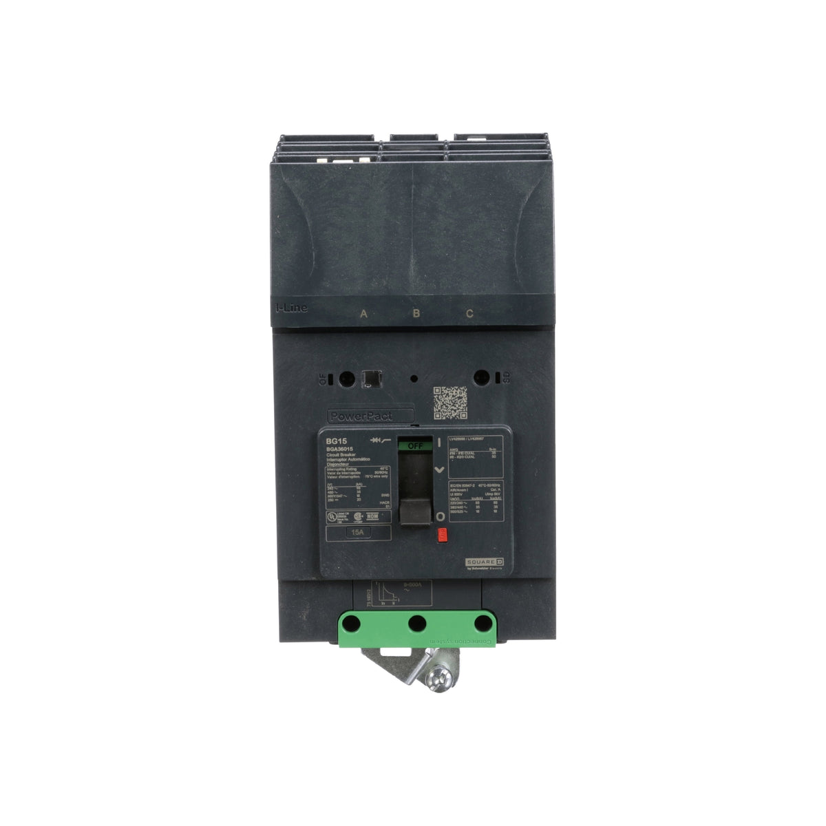 Powerpact Bg, 3p15 A, i-Line Schneider Electric BGA36015