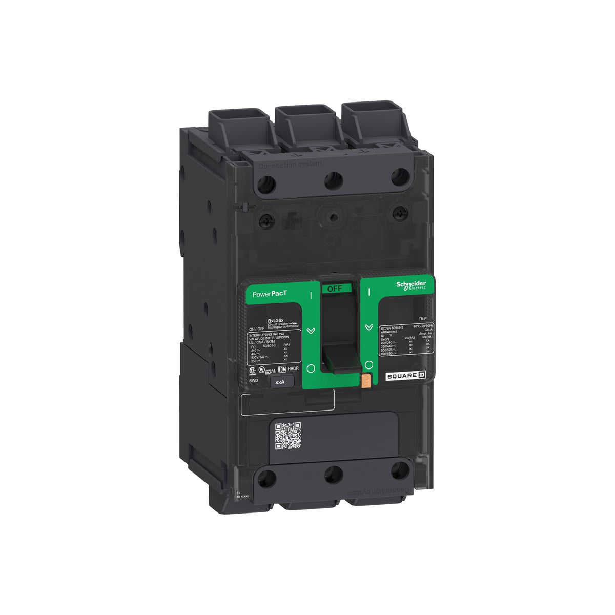 Powerpact Bg, 3p125 A, um Everlin Schneider Electric BGL36125LU