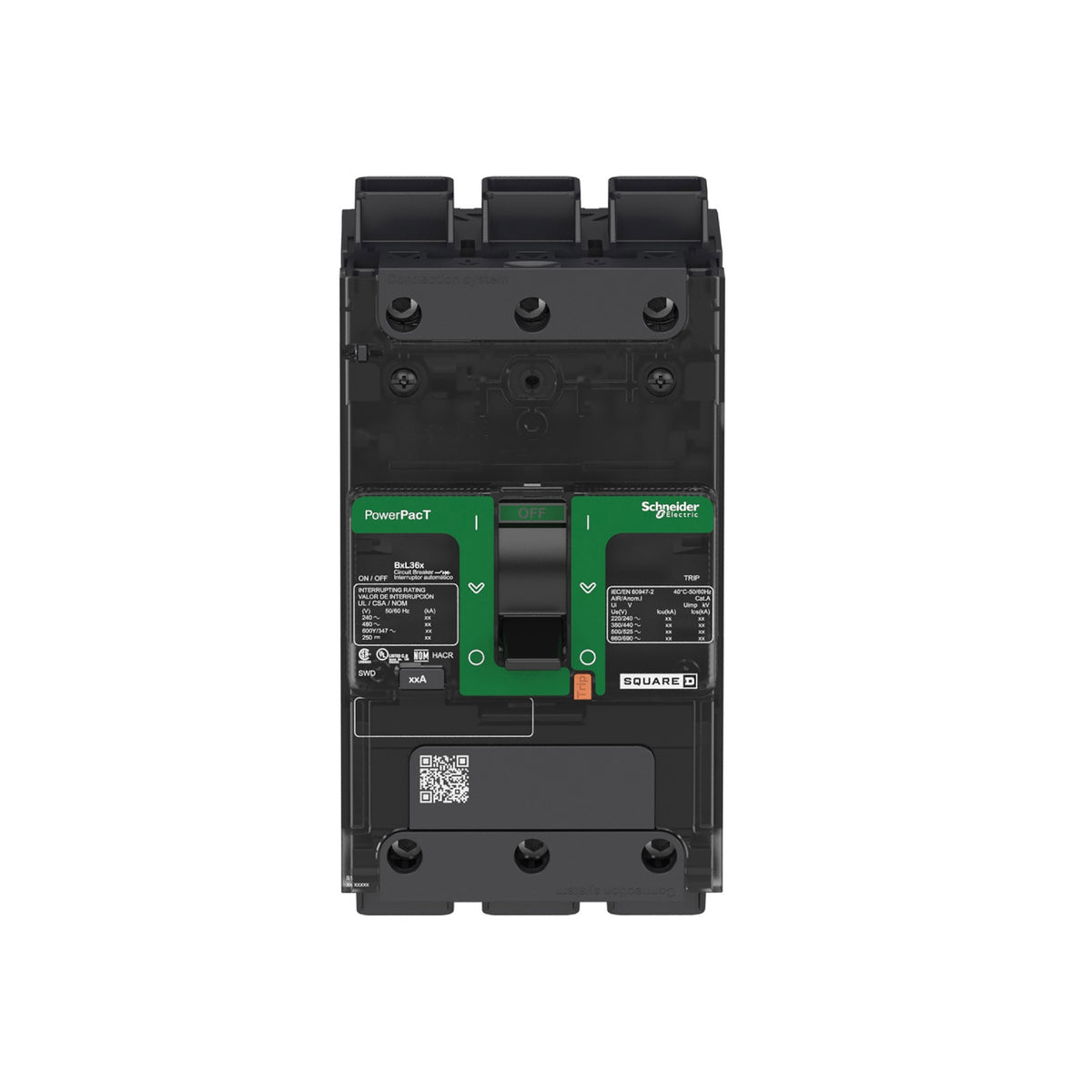 Powerpact Bg, 3p125 A, um Everlin Schneider Electric BGL36125LU