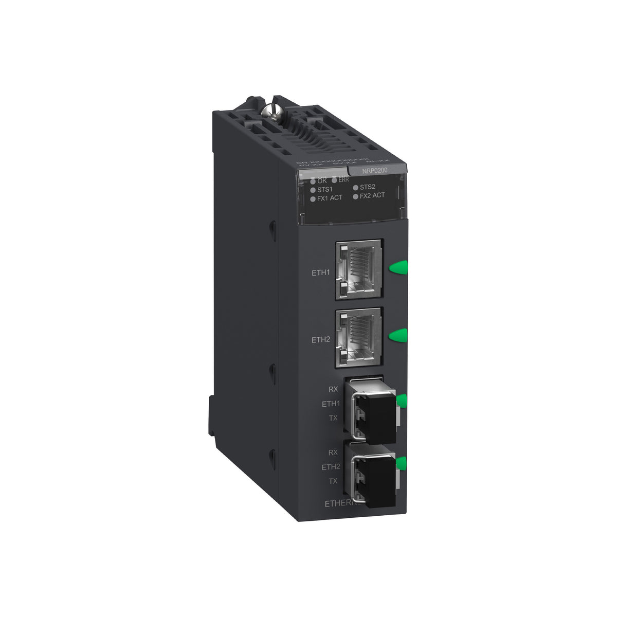 Fiber Converter MM/Lc 2ch 100mb ((*)) Schneider Electric BMXNRP0200