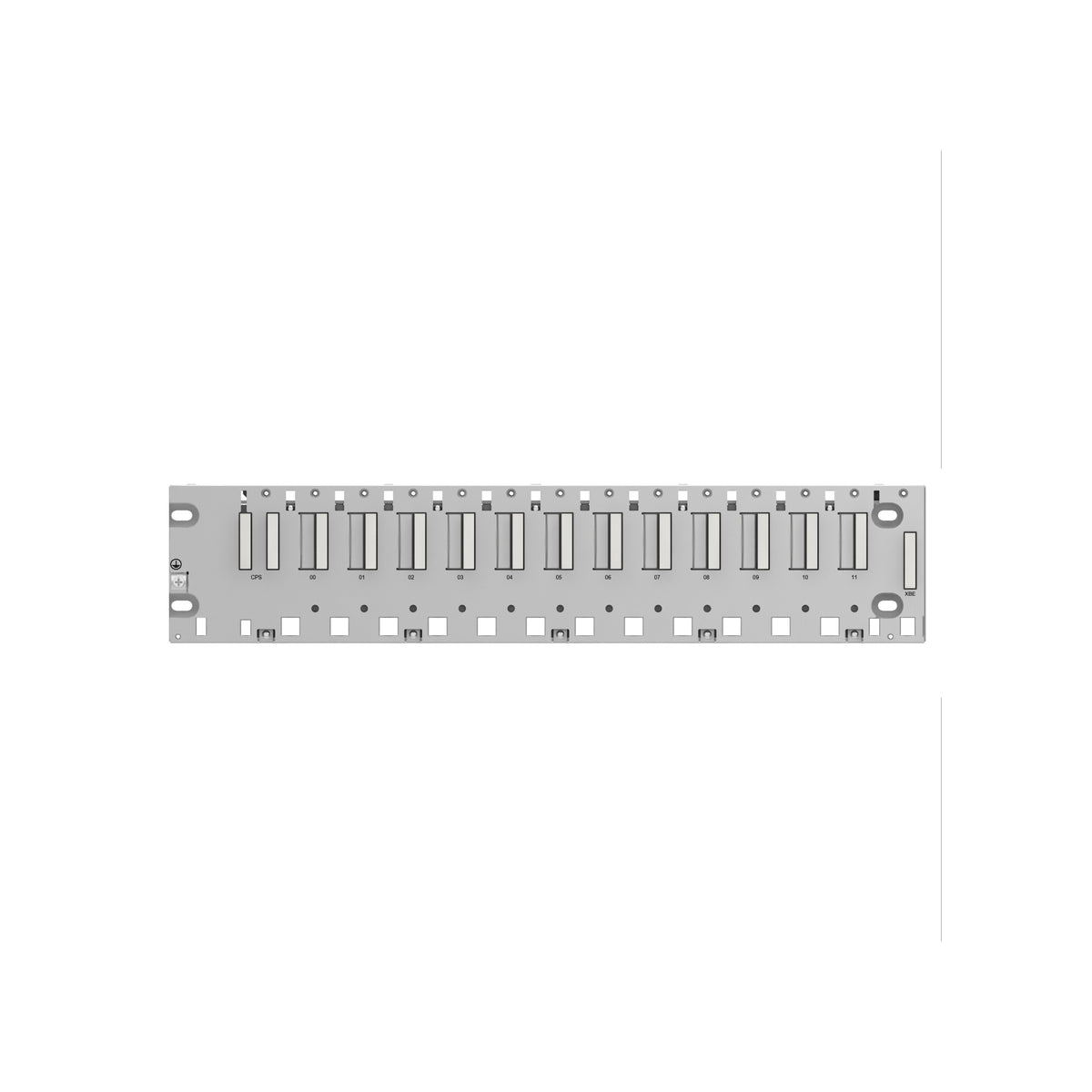 Rack M340-12 Slots ––– Montagem Em Painel, Placa Ou Calha DIN Schneider Electric BMXXBP1200