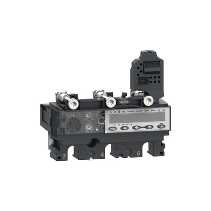 Unidad de Control Micrologic 6.2e, Compact NSX100/160/250,3 Polos, Protecciones Básica y de Falla a Tierra, Medidor de Energía, 40A Schneider Electric C1036E040