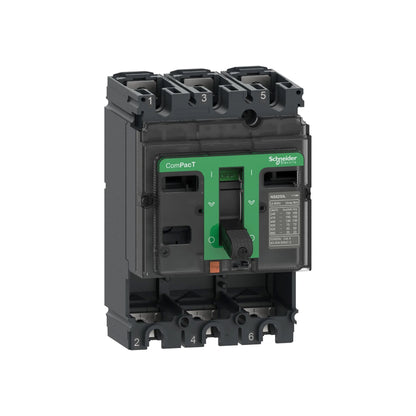 Marco Básico de Interruptor, Compact NSX100H, 70 kA/415 VCA, 3 Polos, Clasificación de Marco 100 A, sin Unidad de Disparo Schneider Electric C10H3