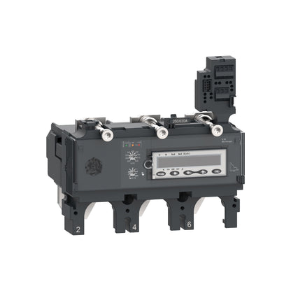 Unidad de Control Micrologic 6.3e, Compact NSX400/630,3 Polos, Protecciones de Falla Básica y de Tierra, Medidor de Energía, Clasificación de 400 A Schneider Electric C4036E400