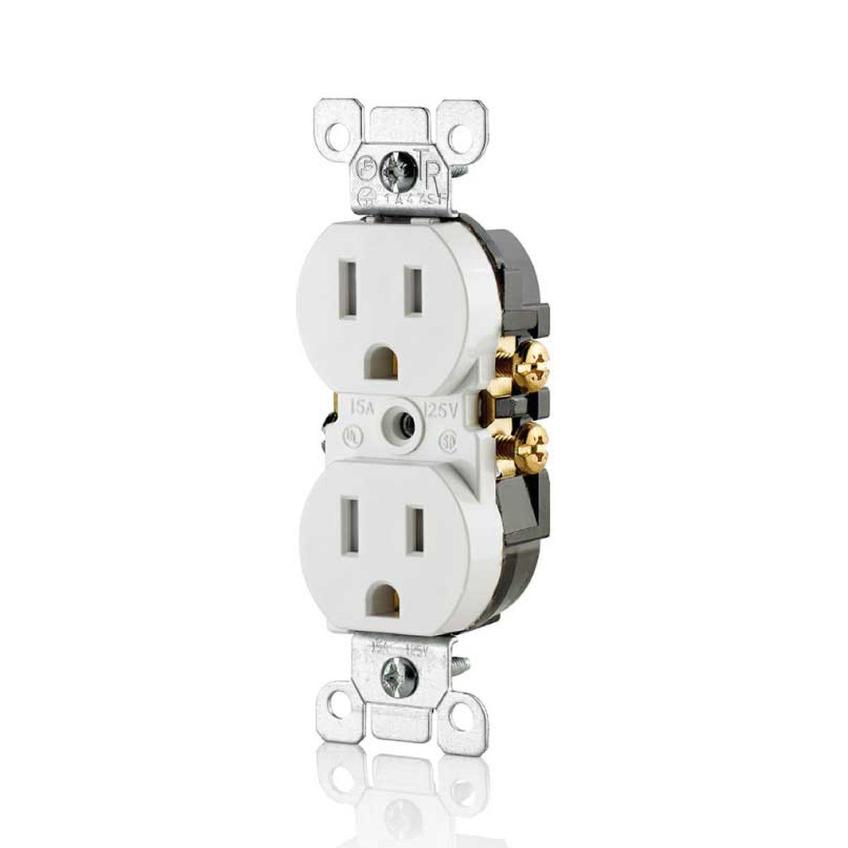 Contacto Dúplex Tamper Resistant 15A 125V Blanco Leviton