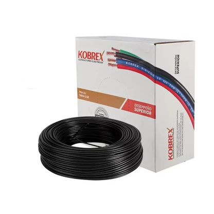 Caja 100 mts Cable Calibre 10 awg Negro THW-LS Vinikob Kobrex