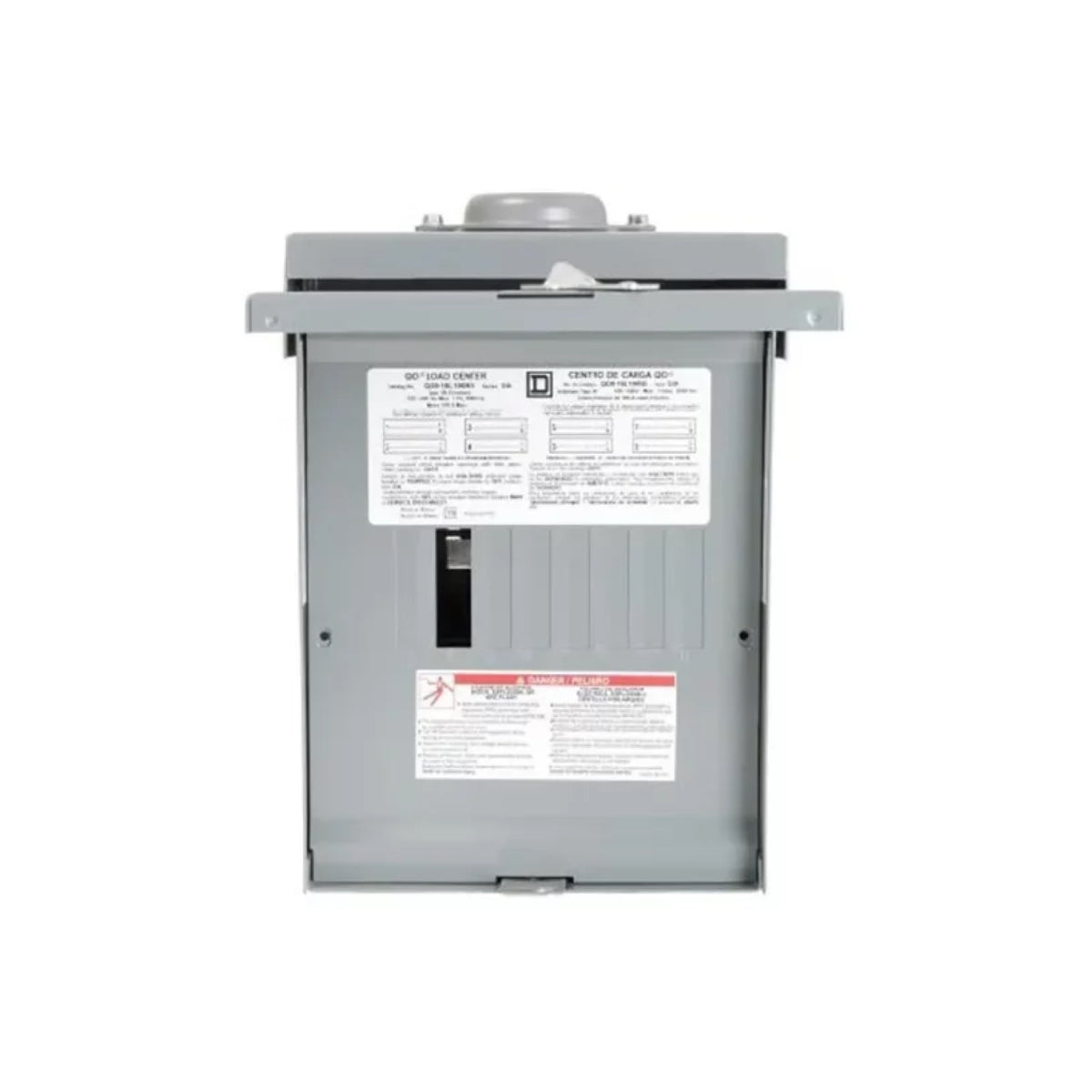Centro de Carga QO de Zapatas Square D 100A 1F 8P NEMA 3R Schneider Electric QO816L100RB