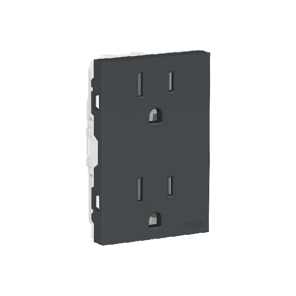 Contacto Dúplex 2P+T 15A color Grafito Orion Schneider Electric S70322094