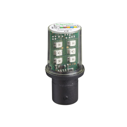 Red LED BA15D 120 VCA Schneider Electric DL1BDG4