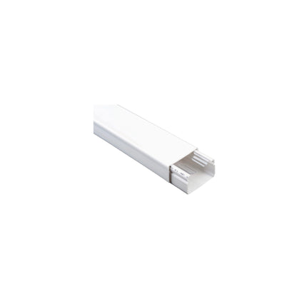 Mini Canaleta Dexson de 2 Metros de Largo, 20 MM Ancho, 12 MM Alto, Color Blanco, sin Adhesivo Schneider Electric DXN10041