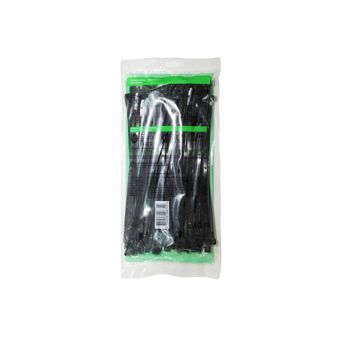 Cincho Dexson de 20 CM de Largo X 4.6 MM de Ancho, Color Negro, Incluye 100 Piezas Schneider Electric DXN3008N