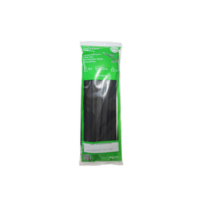 Cincho Dexson de 35 CM de Largo X 4.8 MM de Ancho, Color Negro, Incluye 100 Piezas Schneider Electric DXN3014N