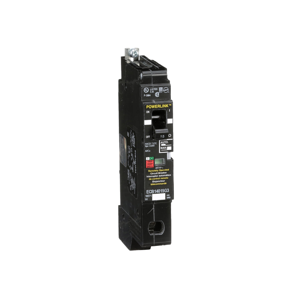 Interruptor Termomagnético G3, Marco E, 1 P, 15 A, Atornillable Schneider Electric ECB14015G3