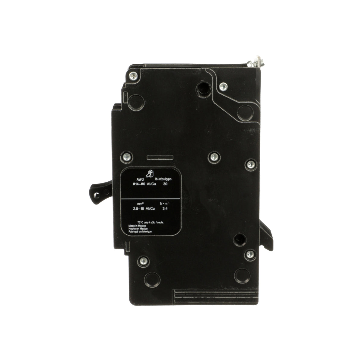 Interruptor Atornillable Marco E-1 P 25 A 277 VCA 18/25 kA Schneider Electric EDB14025
