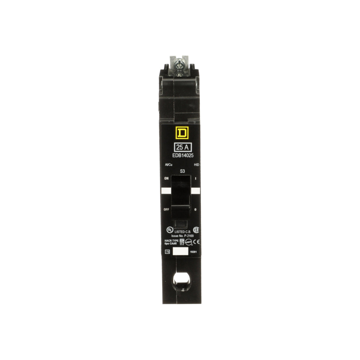 Interruptor Atornillable Marco E-1 P 25 A 277 VCA 18/25 kA Schneider Electric EDB14025