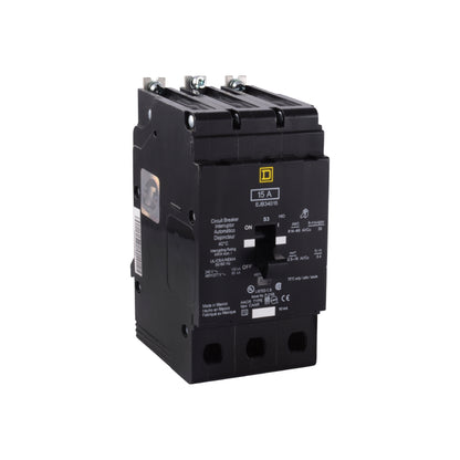 Interruptor Mini Atornillable Marco E Square D de 3 Polos, 30A, 480Y/277 VCA y 65/100 kA Schneider Electric EJB34030