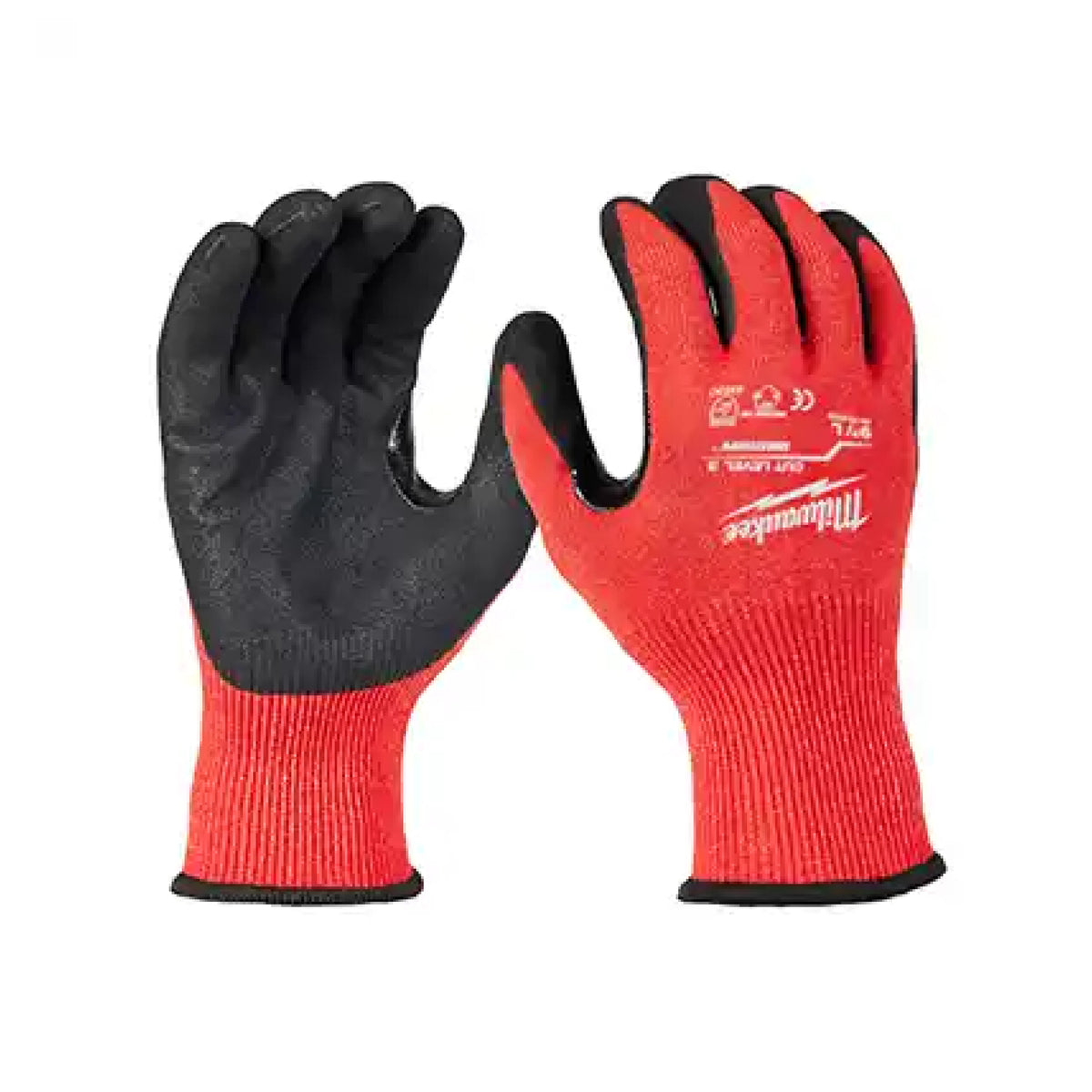 Guantes Anticorte Nivel 3 Talla G Nitrilo Milwaukee