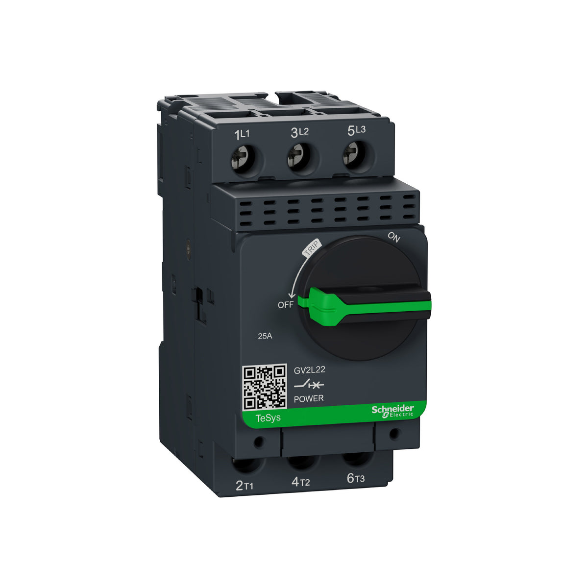 Tesys GV2-Interruptor Magnético-25 A-Conexión por Tornillo Schneider Electric GV2L22