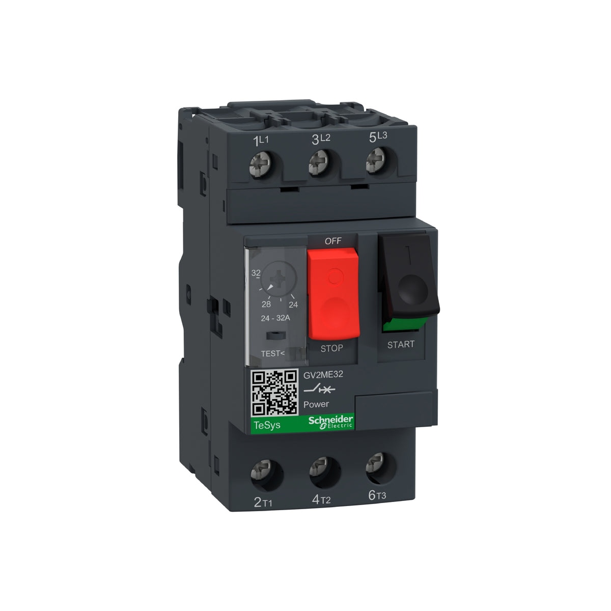 Tesys GV2-Interruptor Termomagnético- 1,6...2,5 A-Conexión por Tornillo Schneider Electric GV2ME07